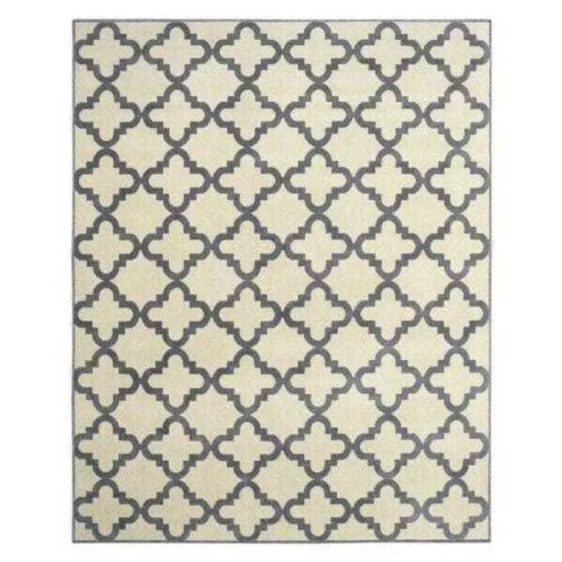 Tapete Herat Export Classico 250 x 200 cm bege e cinza