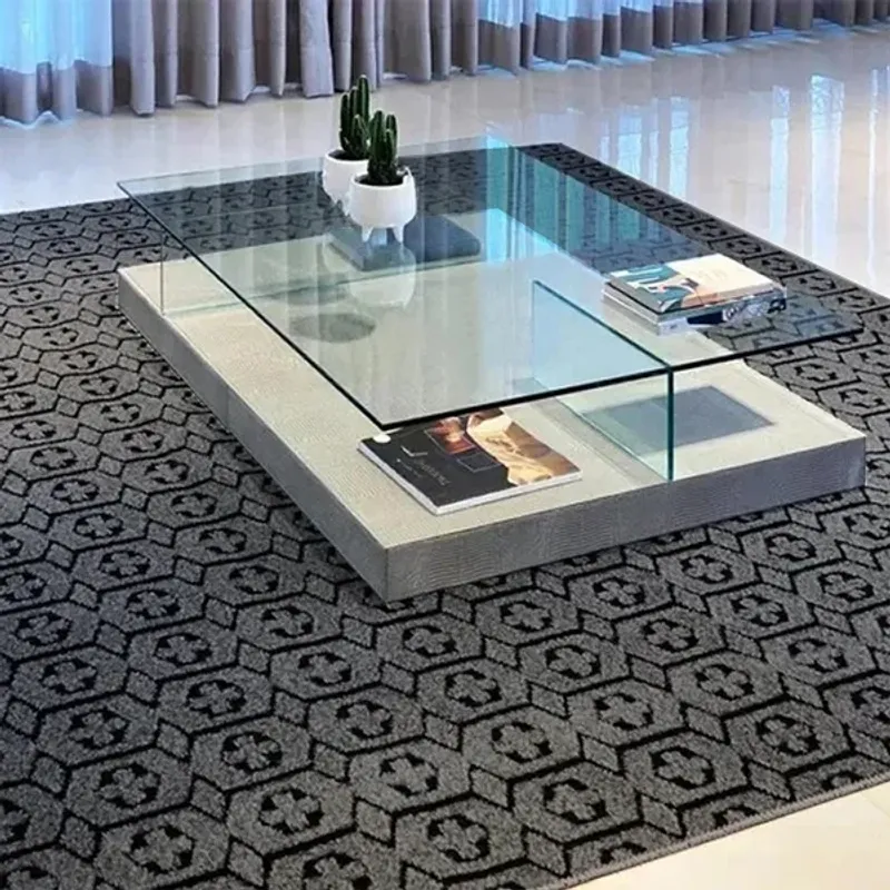 Tapete geométrico 200 x 300 cm cinza