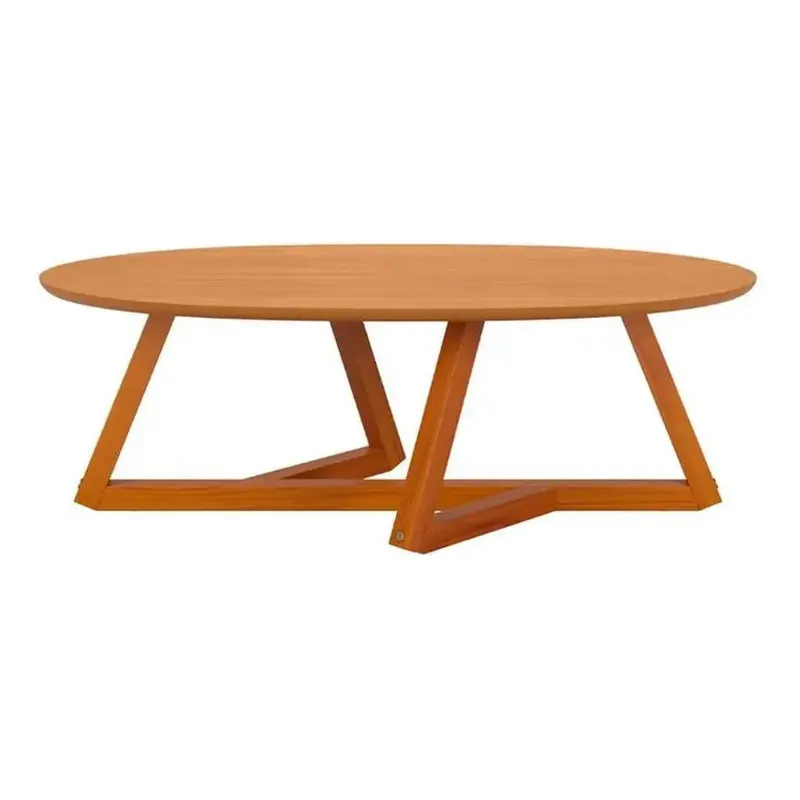 Mesa de centro Classic oval amêndoa