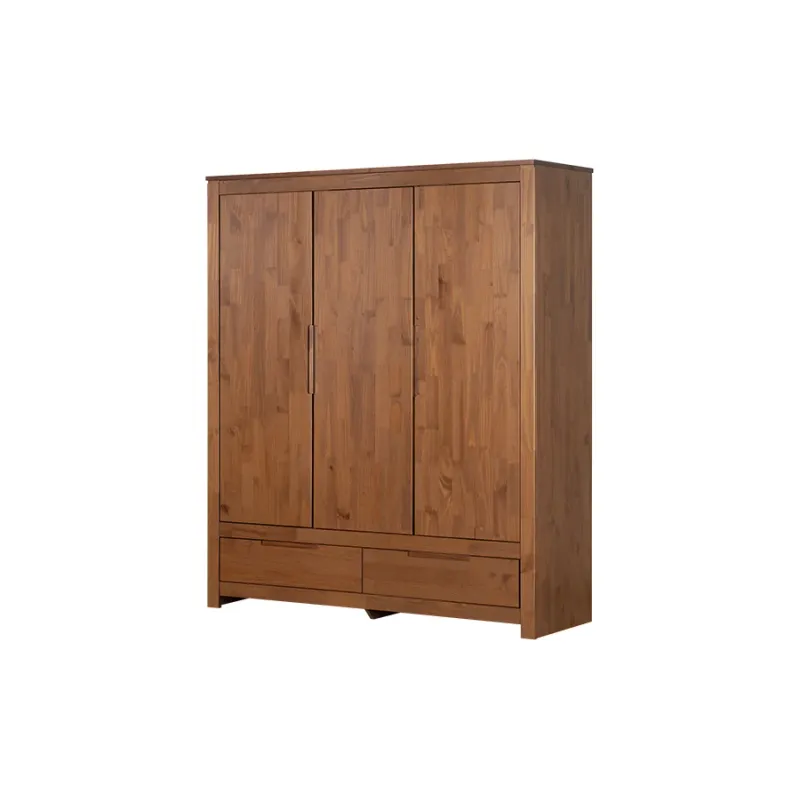 Guarda-roupa Sintonia 3 portas e 2 gavetas amêndoa