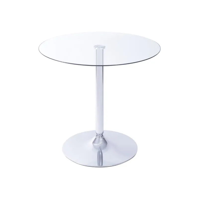 Mesa de jantar Apollo redonda transparente
