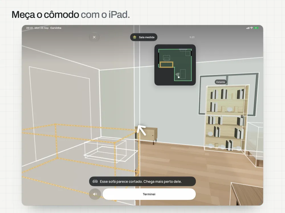 Measure the room with your iPad
