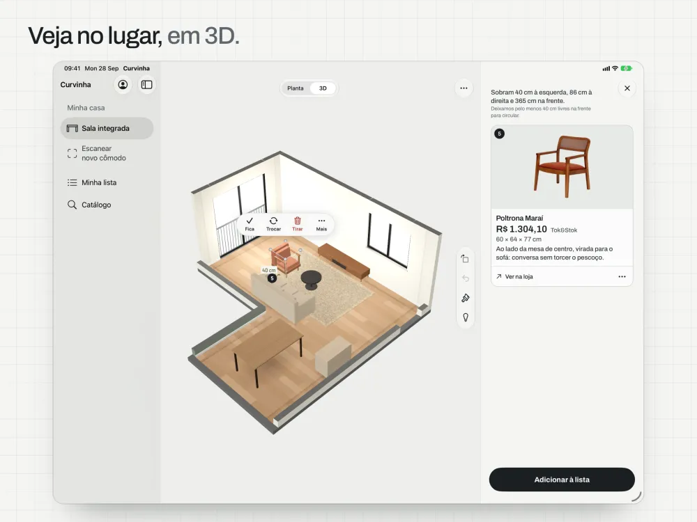 See it in place, in 3D